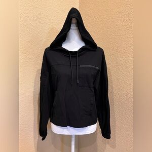 CAbi Black Utility Jacket with Hood
